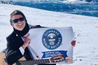 Guinness record guitarist Rafael Serrallet strums for unity in Uganda