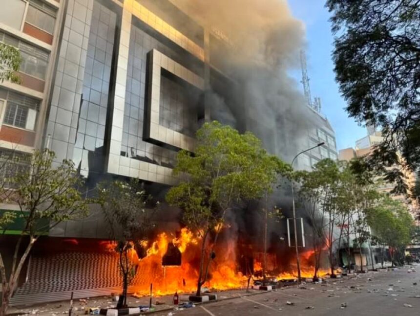 Investigate burning of Uganda House in Kenya