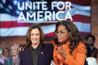 Oprah Winfrey denies being paid $1m to endorse Kamala Harris